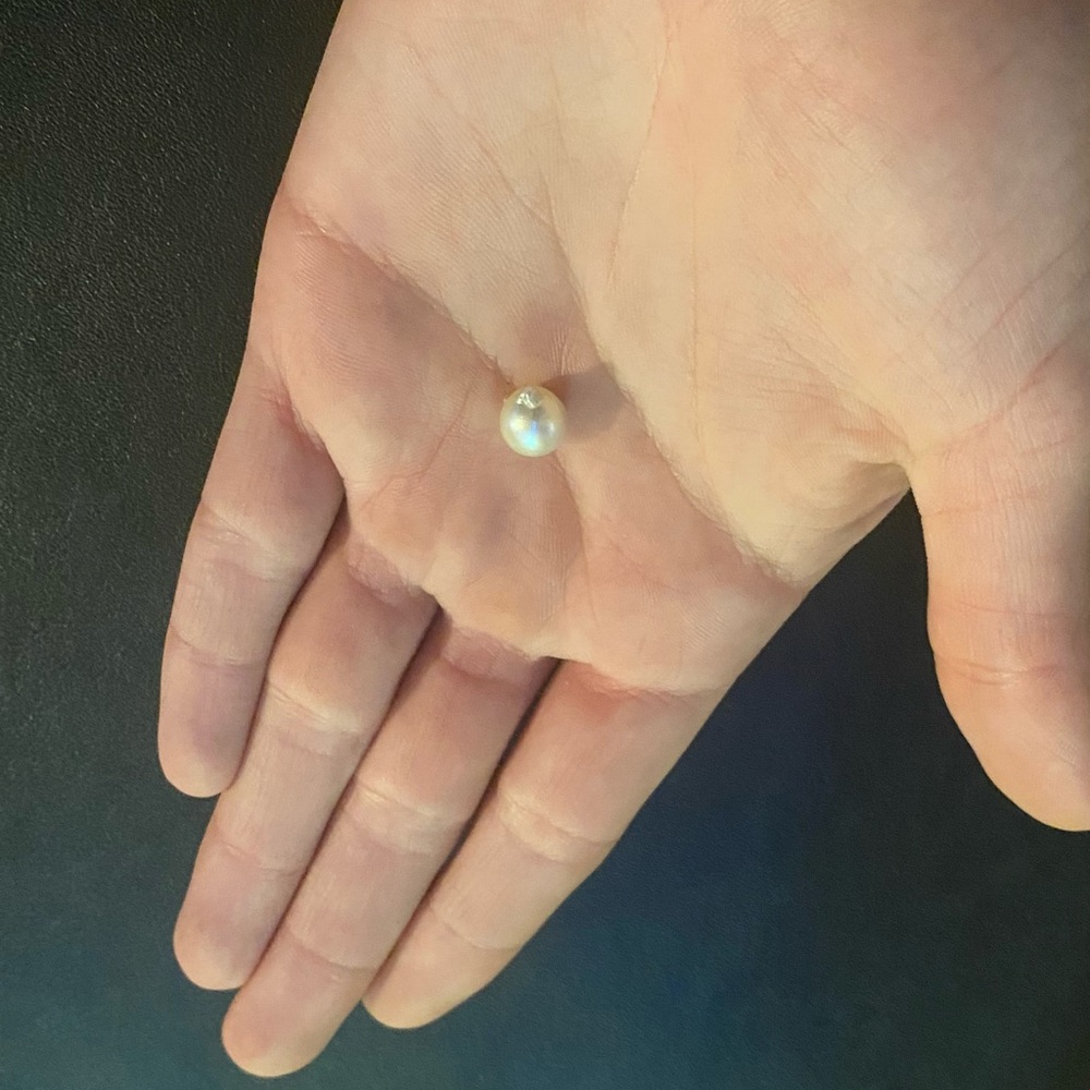 🤍🌊AUTHENTIC UNMODIFIED INTACT AKOYA PEARL🌊🤍